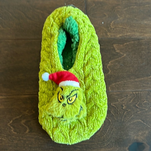 Grinch Slipper Socks Womens New Christmas Gift Machine Wash - Picture 1 of 2